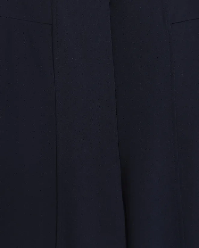 River Island Navy Stitched Wide Leg Trousers Blue Discount