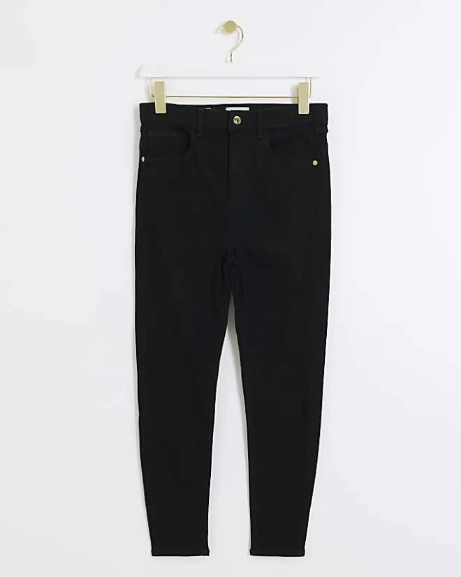 River Island Petite bum sculpt skinny jeans Black Best