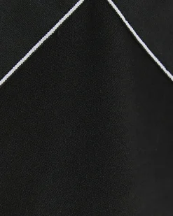 River Island Petite crossed halter top Black New