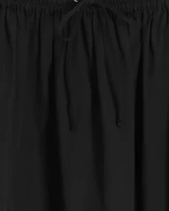 River Island Petite elasticated waist maxi skirt Black Outlet