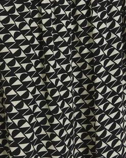 River Island Petite geometric wide leg trousers Black Discount