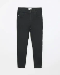 River Island Petite High Waisted Skinny Jeans Black Outlet