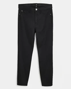 River Island Petite Molly coated skinny jeans Black Best