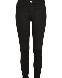 River Island Petite Molly mid rise skinny jeans Black Online