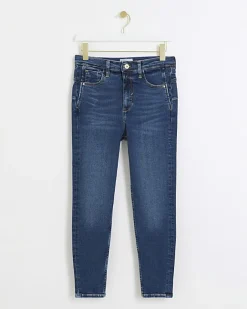 River Island Petite bum sculpt skinny jeans Blue Best