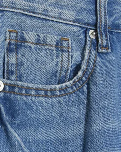 River Island Petite high waisted straight leg jeans Blue New