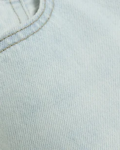 River Island Petite high waisted straight jeans Blue Fashion