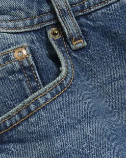 River Island Petite high waisted mom sculpt jeans Blue Online