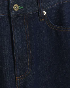 River Island Petite high waisted straight jeans Blue Hot