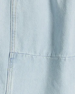 River Island Petite seamed denim maxi skirt Blue New