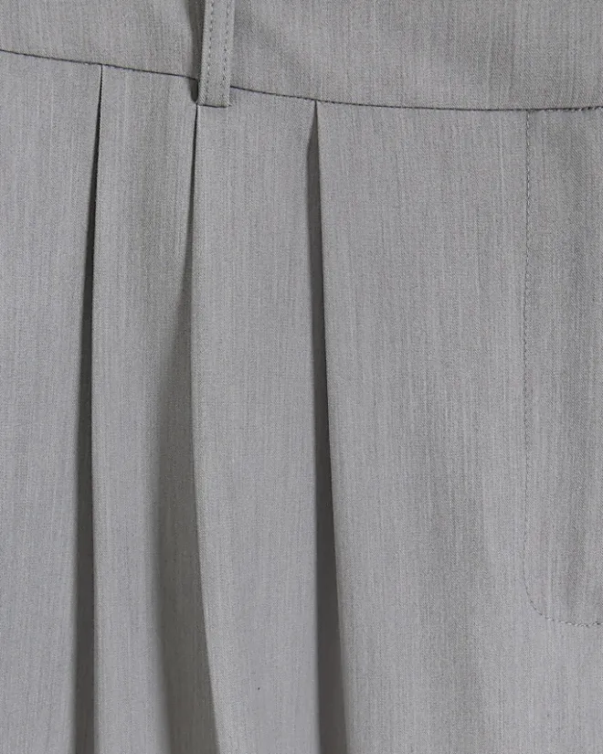 River Island Petite side stripe wide leg trousers Grey Hot