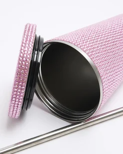 River Island Diamante cup Pink Sale