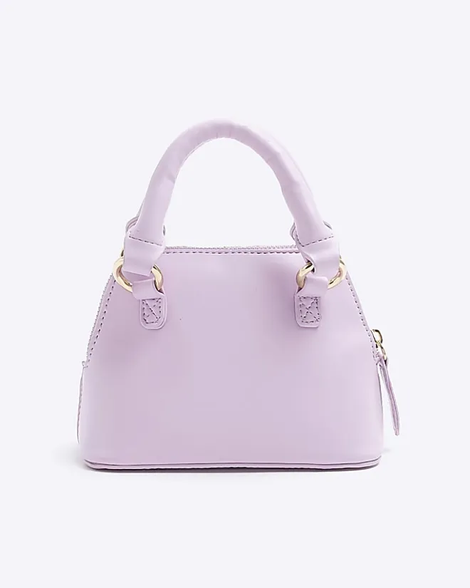 River Island quilted heart mini tote bag Pink Online