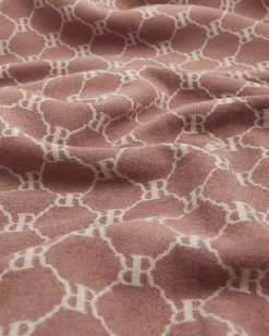 River Island RI Monogram Scarf Pink Hot