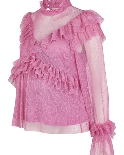 River Island ruffled maternity top Pink Sale