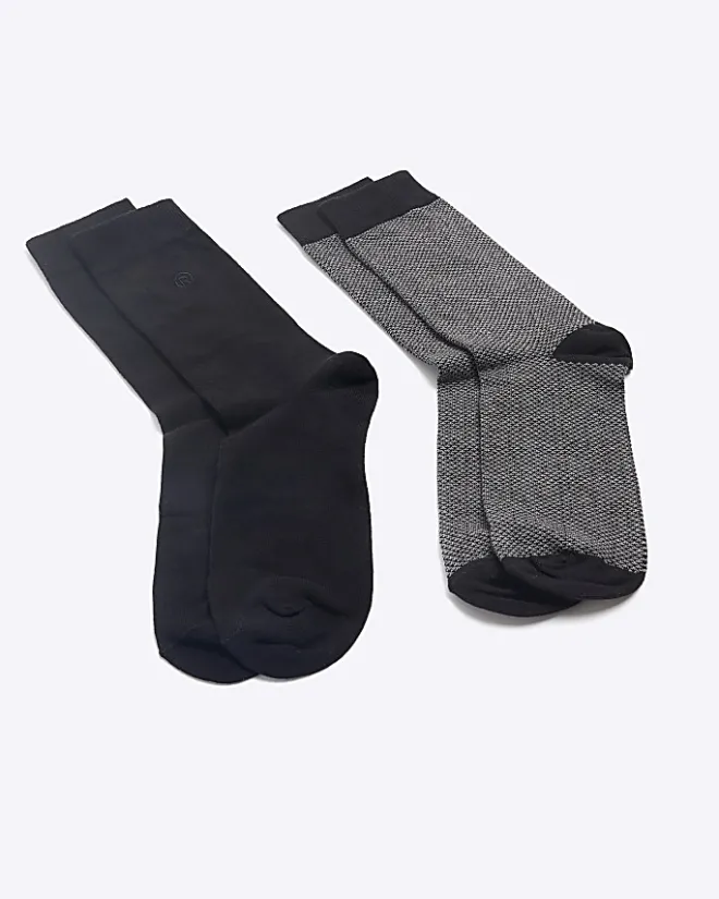 River Island 5PK ankle socks Black Hot
