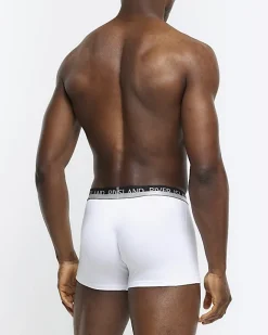 River Island 4PK elasticated trunks Black Best