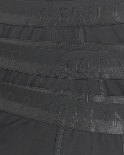 River Island 4PK cotton stretch trunks Grey Outlet