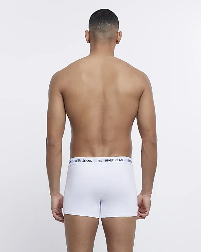 River Island 5PK Cotton Stretch trunks Grey Fashion