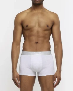 River Island 4PK regular fit RI trunks Grey New