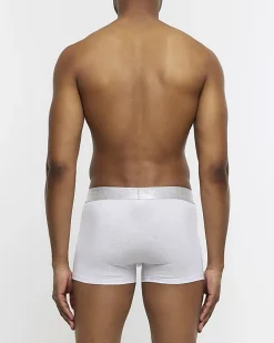 River Island 4PK regular fit RI trunks Grey New