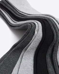 River Island 5PK ribbed ankle socks Grey Fashion