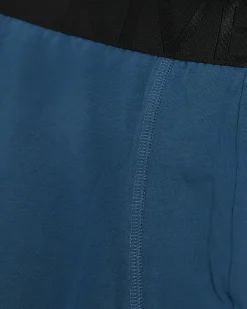 River Island 4PK cotton stretch trunks Navy Outlet