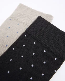 River Island 5PK spot ankle socks Navy Outlet