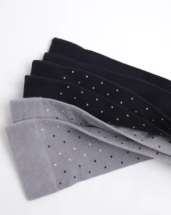 River Island 3PK spot bamboo ankle socks Navy Fashion