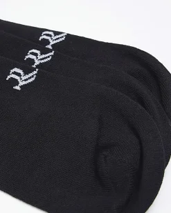 River Island 5PK RI trainer socks Black Sale