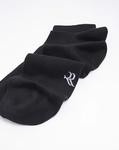 River Island 5PK RI trainer socks Black Sale