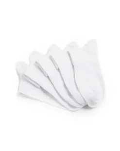 River Island 5PK rib ankle socks White Online