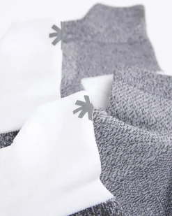 River Island 2PK sport trainer socks White Hot