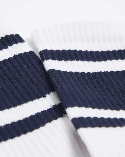 River Island 5PK stripe tube socks White Outlet