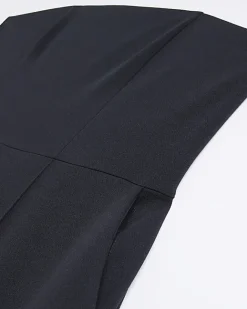 River Island Plus bandeau jumpsuit Black Hot
