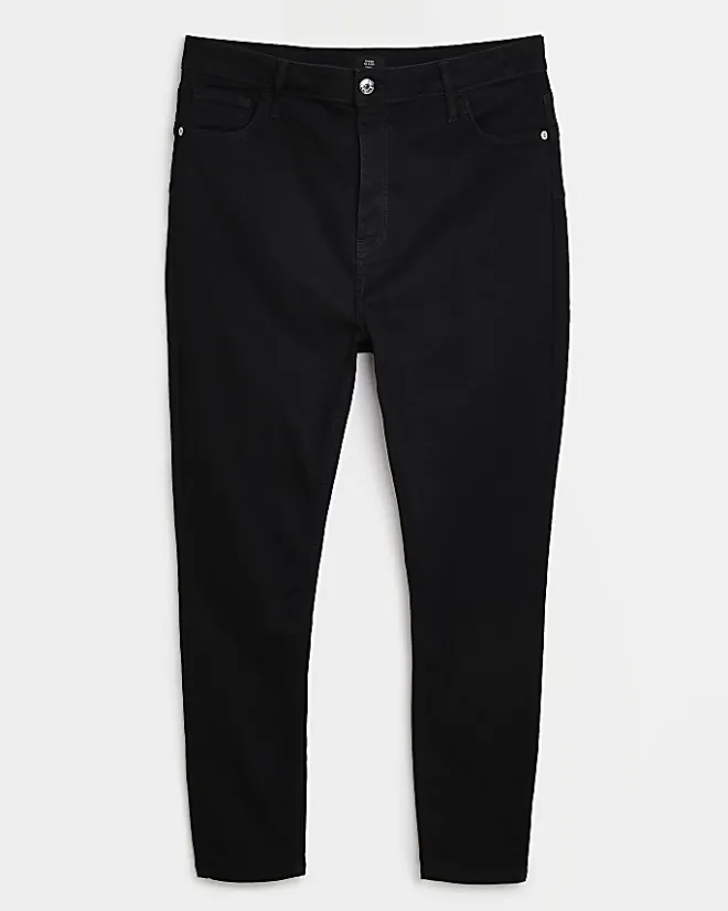 River Island Plus bum sculpt skinny jeans Black Discount