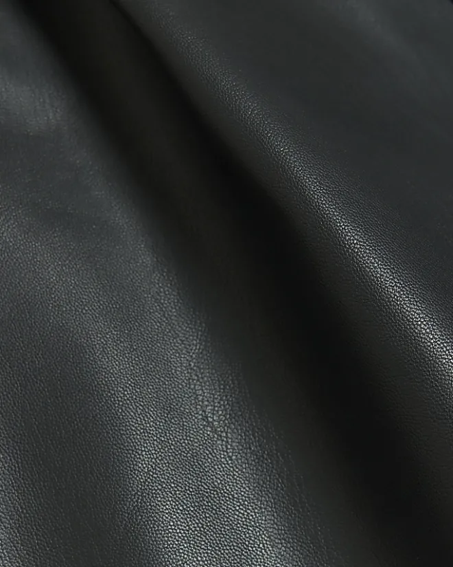 River Island Plus faux leather shorts Black Fashion
