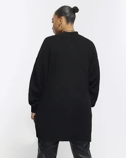River Island Plus knit cardigan Black Fashion