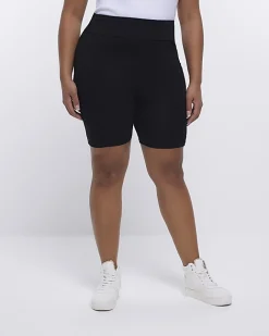 River Island Plus RI Active cycling shorts Black Fashion
