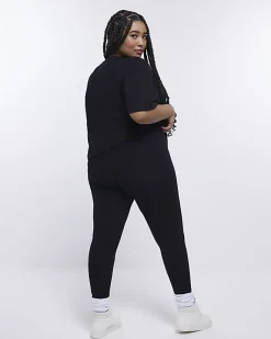 River Island Plus RI Active leggings Black Hot