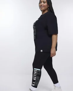 River Island Plus RI Active leggings Black Hot