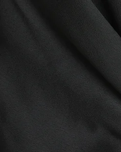 River Island Plus satin long sleeve mini dress Black Outlet