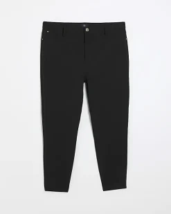 River Island Plus skinny trousers Black Clearance