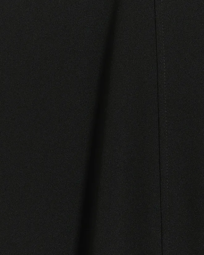 River Island Plus stitched wide leg trousers Black Sale