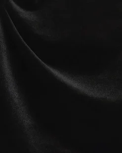 River Island Plus velvet asymmetric bandeau top Black Online