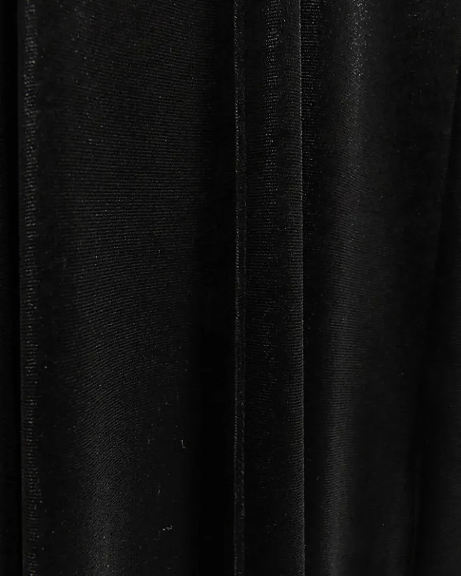 River Island Plus velvet bandeau jumpsuit Black Hot