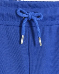 River Island Plus side stripe wide leg joggers Blue Fashion