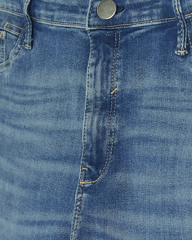 River Island Plus skinny fit bum sculpt jeans Blue Sale