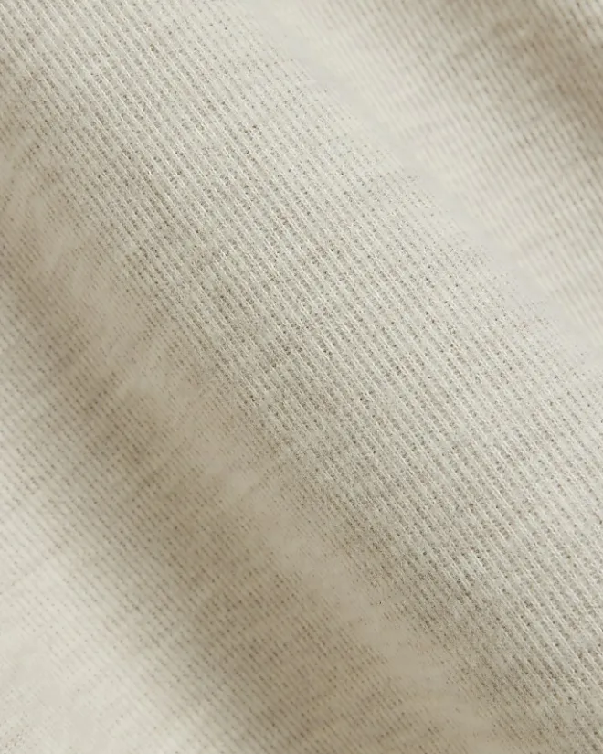 River Island Plus rib cosy sweatshirt Cream Clearance