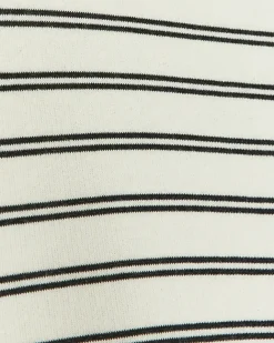 River Island Plus stripe sweatshirt mini dress Cream Hot